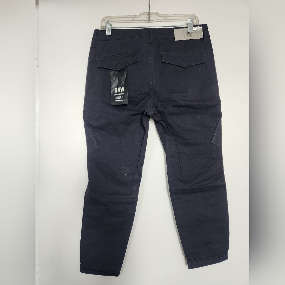 G-STAR Rovic Mid Waist Skinny Cargo Pant (Size 29, Navy) - Picture 4 of 5